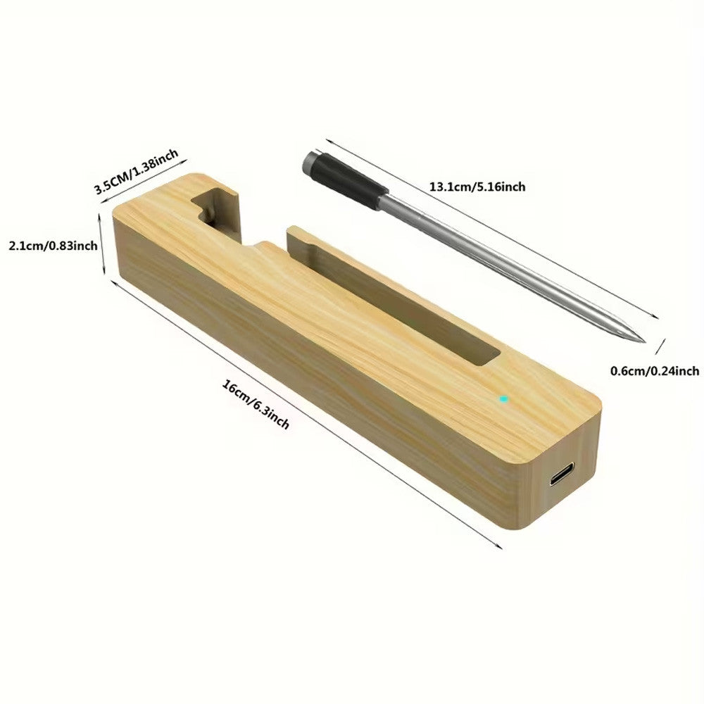 Кухонний термометр для м'яса Bluetooth, до 100°C, від USB / Кулінарний термометр / Харчовий термометр