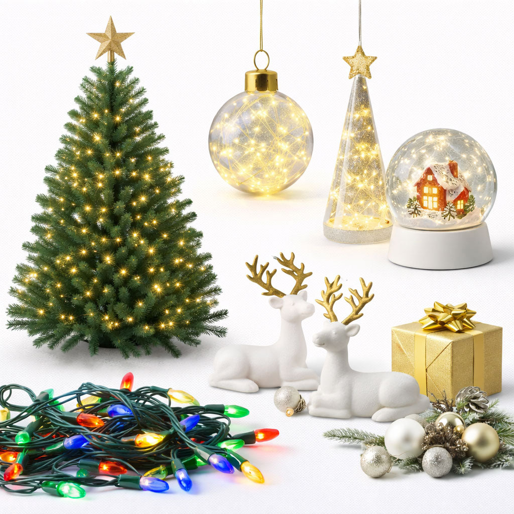 Новорічне освітлення та ялинки