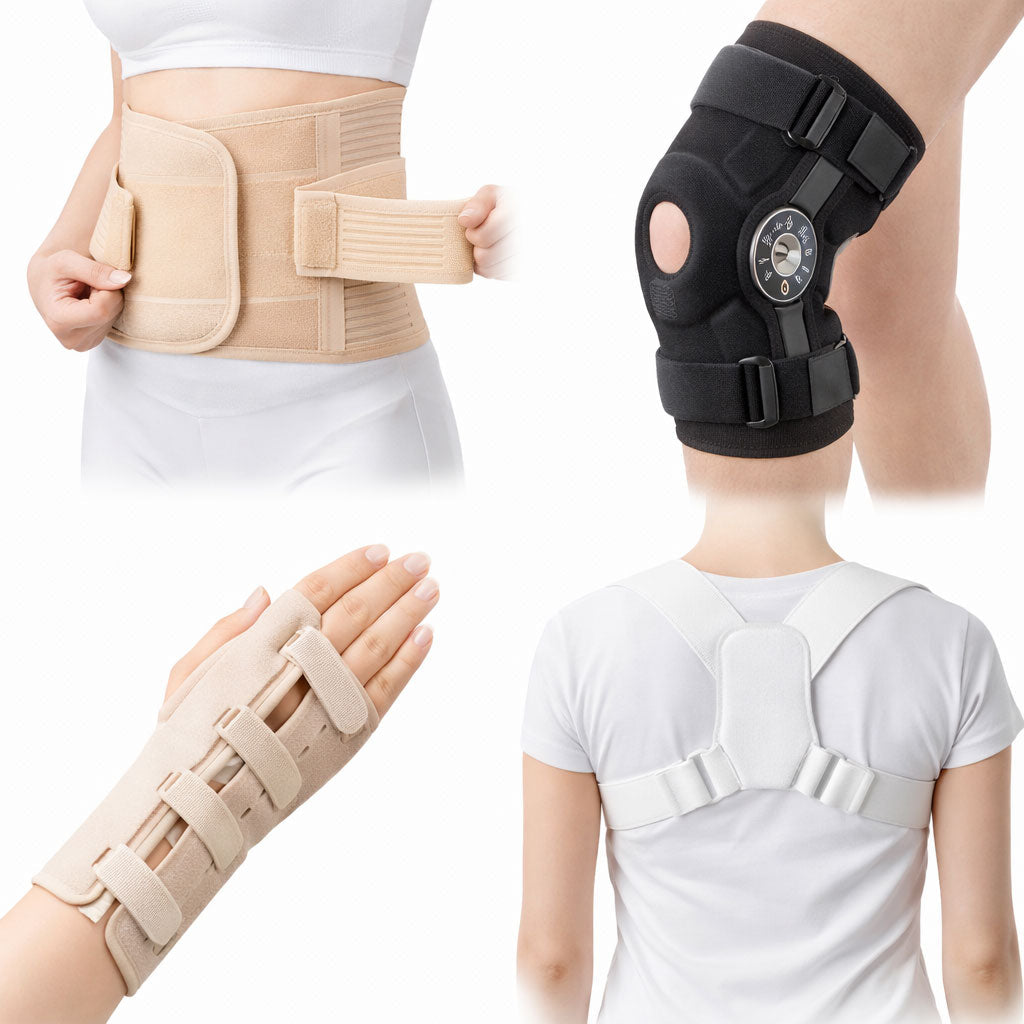 Бандажі, фіксатори та коректори