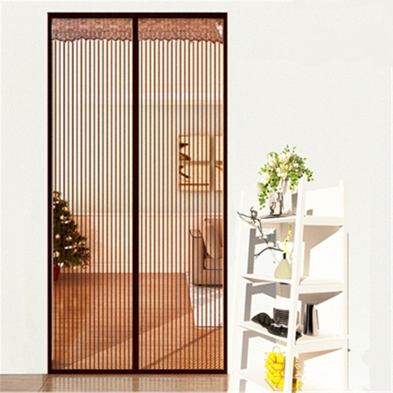 Дверна антимоскітна штора на магніті (210x100 см) Magic Mesh / Москітна сітка на двері від комах