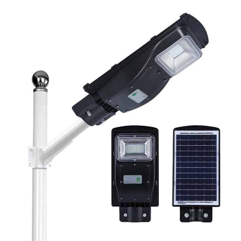 Вуличний світлодіодний LED світильник 45W, Чорний / Ліхтар на стовп / Вуличний світильник