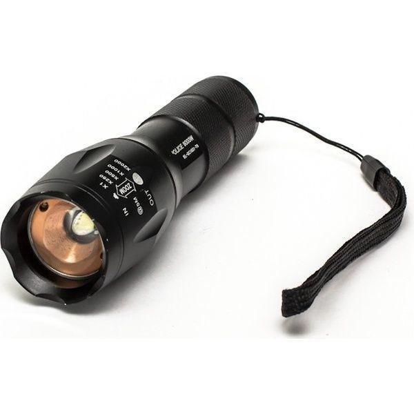 Тактичний ліхтар Bailong BL-1831-Т6, Чорний / Акумуляторний ручний ліхтарик / Ліхтарик акумуляторний