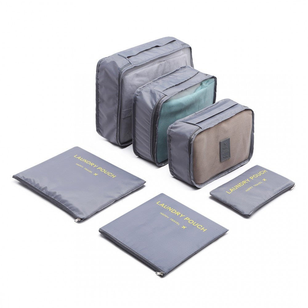 Набір дорожніх органайзерів 6 шт Secret Pouch, / Косметички для поїздок / Органайзери для подорожей