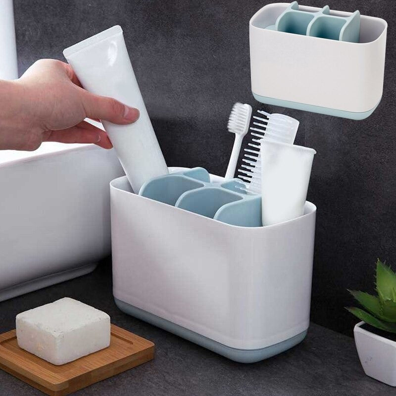 Органайзер для зубних щіток Large Toothbrush Caddy, Білий / Підставка для зубних щіток