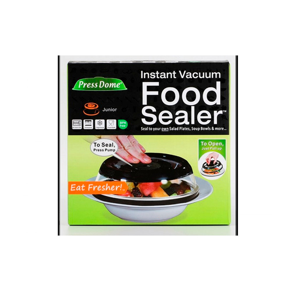 Вакуумна кришка для харчових продуктів Guineabers Stay Fresh Longer, Чорний