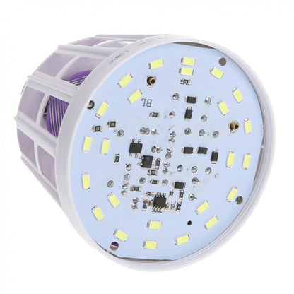 Світлодіодна лампа-приманка для комах Zapp Light, Білий / Електрична лампочка-знищувач мух та комарів