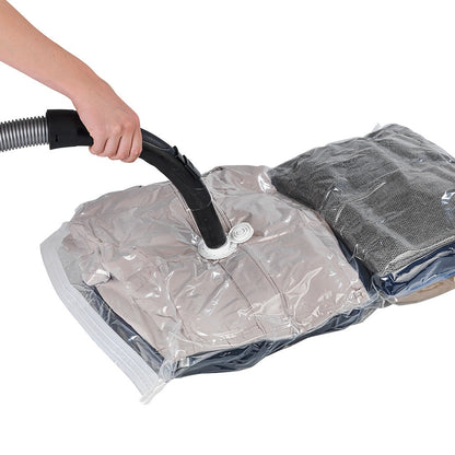 1шт Вакуумний пакет для одягу 80х110см, Vacuum Bag, Прозорий / Вакуумний мішок для зберігання одягу