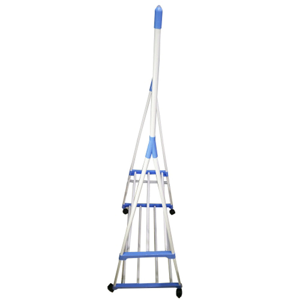 Вішалка для одягу пересувна Clothes Rack Multi-Function / Вішалка для підлоги двоярусна