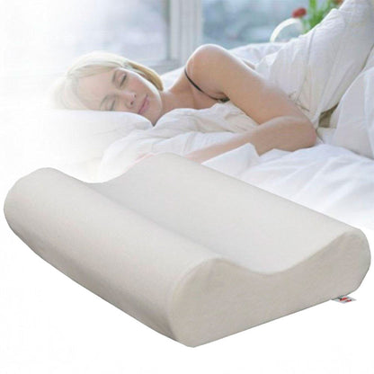 Ортопедична подушка з ефектом пам'яті 50x29x10, Білий /7см, Memory Foam Pillow / Подушка ортопедична для сну