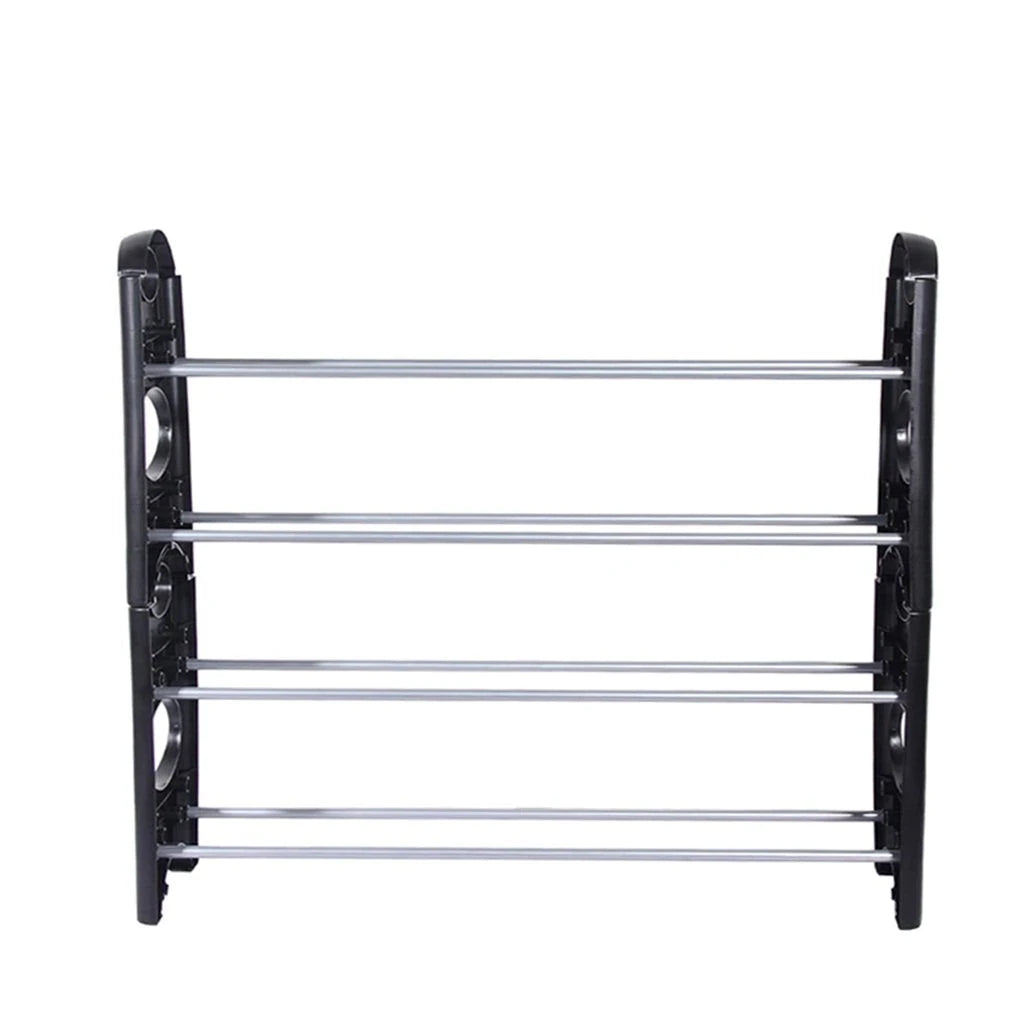 Полиця для взуття Stackable Shoe Rack на 4 полиці, Білий / Місткий органайзер для взуття