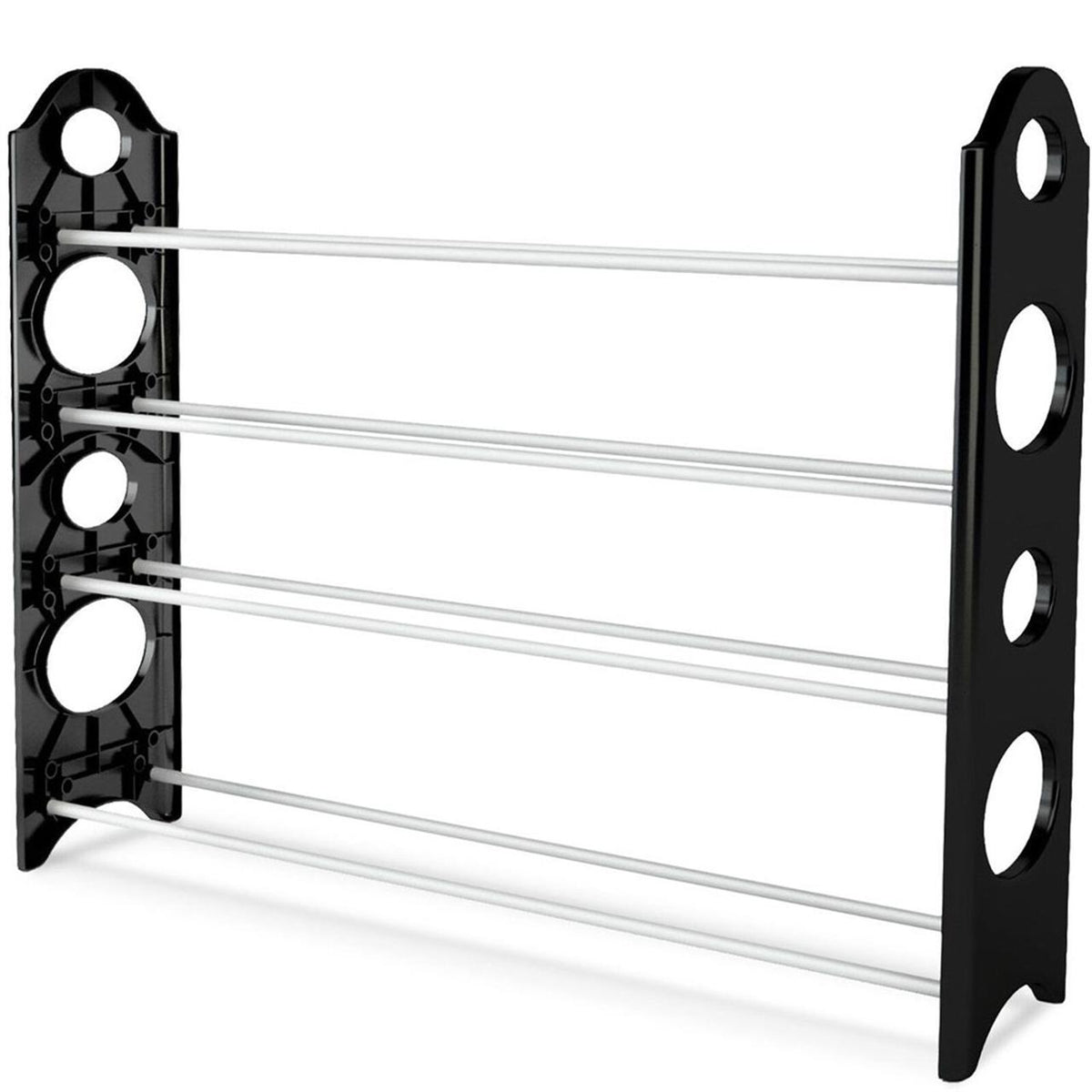 Полиця для взуття Stackable Shoe Rack на 4 полиці, Білий / Місткий органайзер для взуття