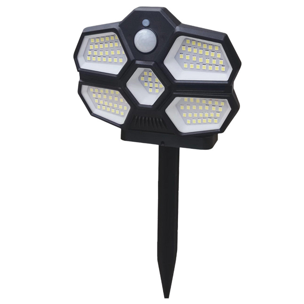 Уличный фонарь на солнечной батарее Solar SH580A-124LED, Білий / Светильник с датчиком движения