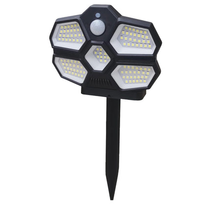 Уличный фонарь на солнечной батарее Solar SH580A-124LED, Білий / Светильник с датчиком движения