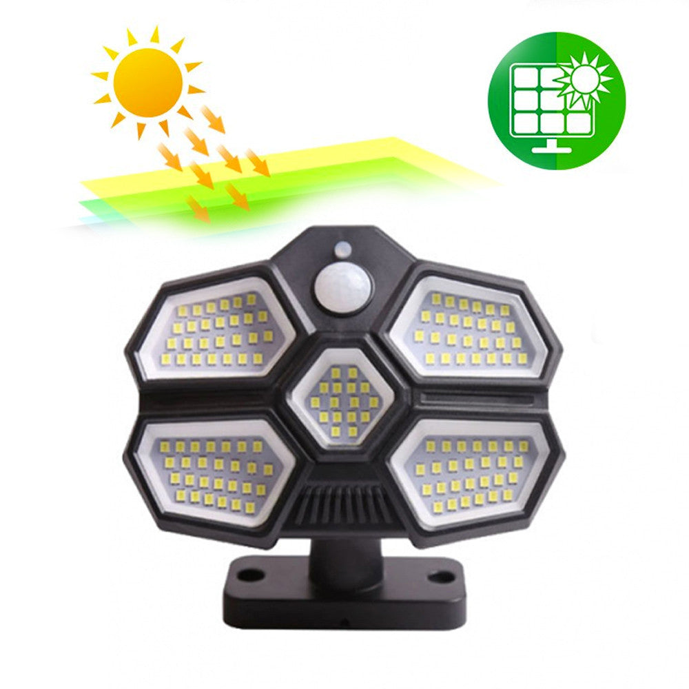 Уличный фонарь на солнечной батарее Solar SH580A-124LED, Білий / Светильник с датчиком движения