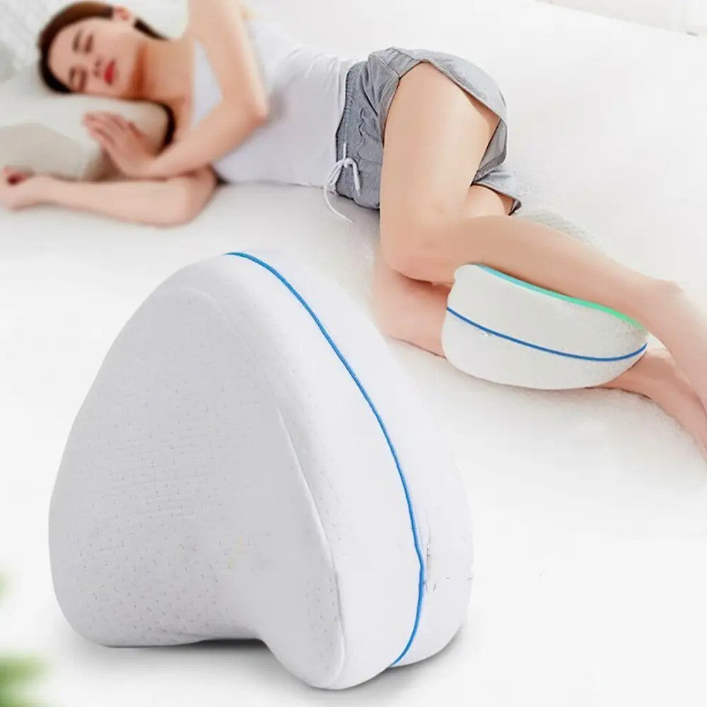 Ортопедична подушка для ніг та колін (23х25х15,5 см) Leg Pillow, Білий / М'яка подушка між ніг