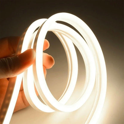 Гнучка неонова стрічка 5 м, NEON 12V-220V, / Силіконова LED стрічка / Стрічка світлодіодна