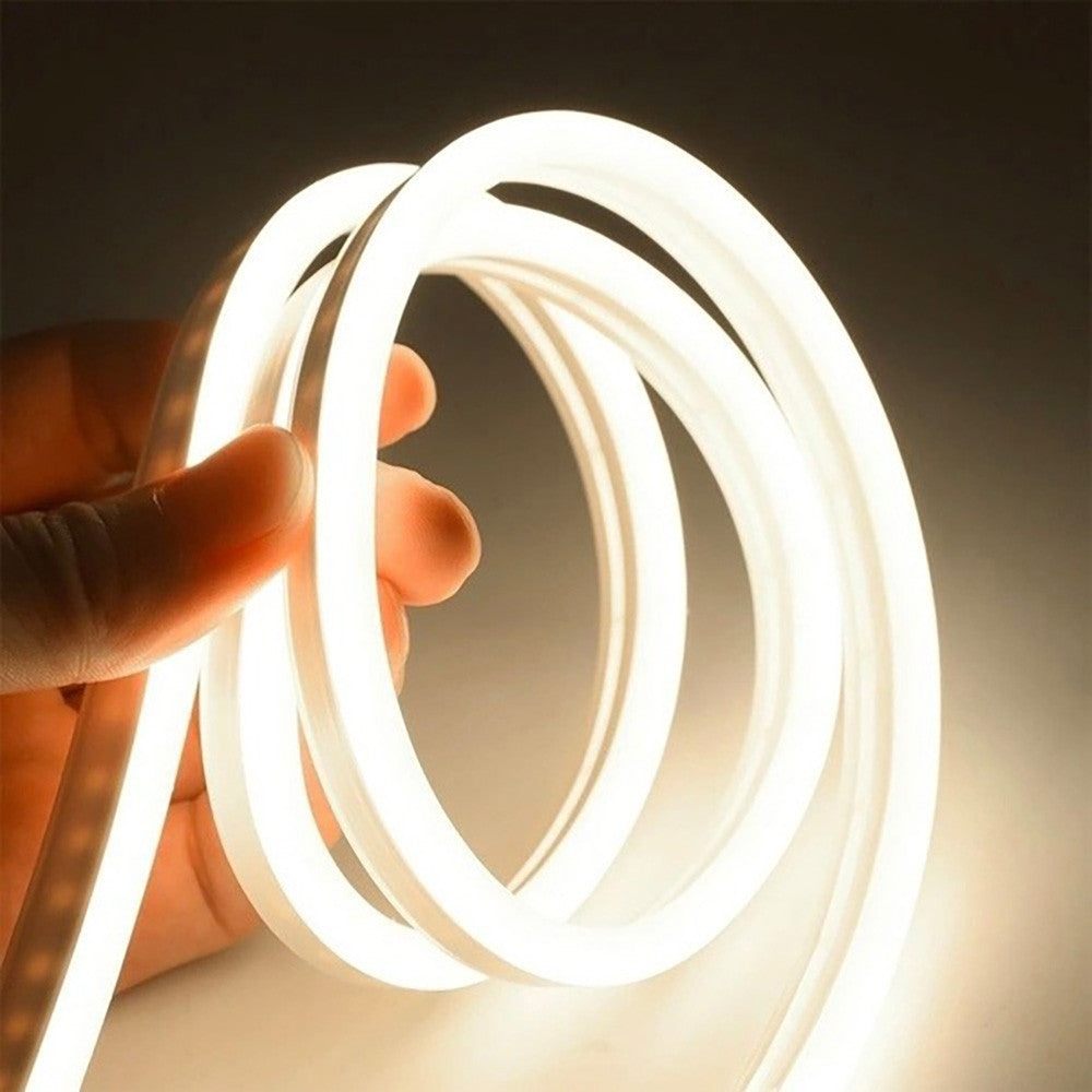 Гнучка неонова стрічка 5 м, NEON 12V-220V, / Силіконова LED стрічка / Стрічка світлодіодна