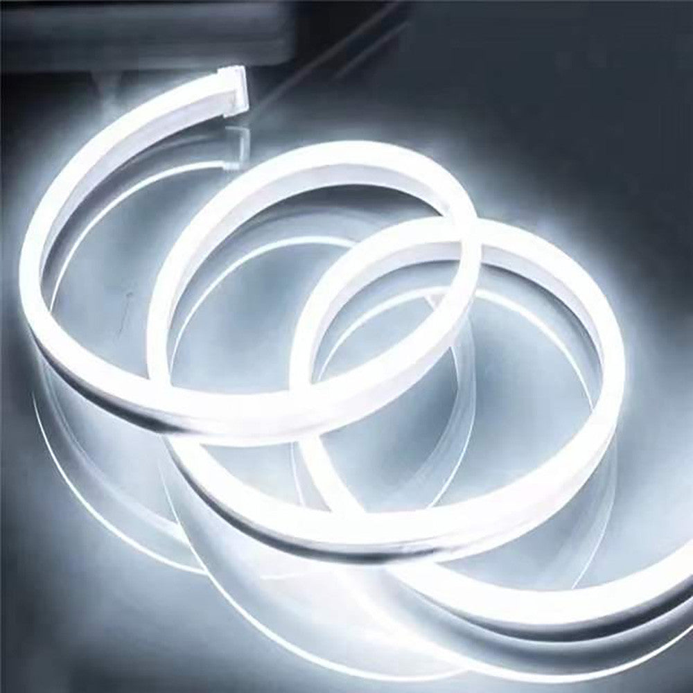 Гнучка неонова стрічка 5 м, NEON 12V-220V, / Силіконова LED стрічка / Стрічка світлодіодна