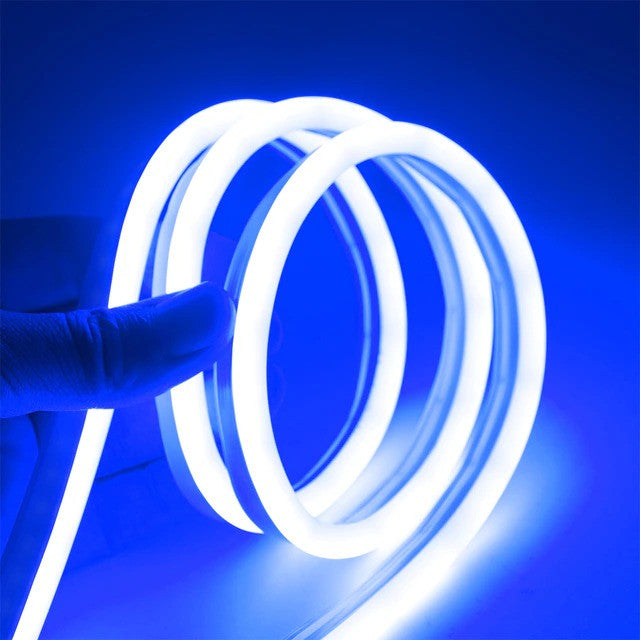 Гнучка неонова стрічка 5 м, NEON 12V-220V, / Силіконова LED стрічка / Стрічка світлодіодна