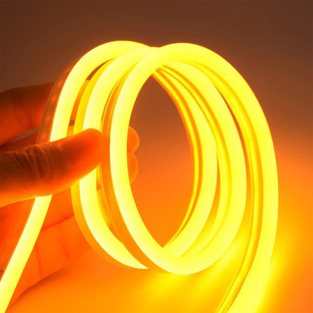Гнучка неонова стрічка 5 м, NEON 12V-220V, / Силіконова LED стрічка / Стрічка світлодіодна