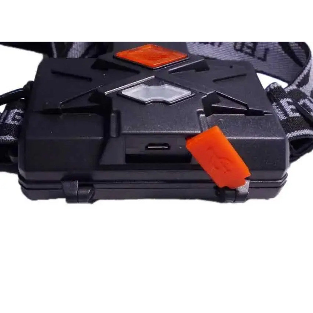 Акумуляторний ліхтар налобний BL 8070 - P50 3x18650 battery, Чорний / Потужний ліхтарик на голову