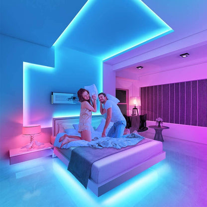Силіконова стрічка LED 5 м, NEON 12V-220V, Червоний / Гнучка неонова стрічка / Світлодіодна стрічка
