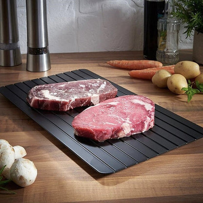 Алюмінієва дошка для швидкого розморожування продуктів 29,5х20,3 см Defrost Express / Килимок для розморожування