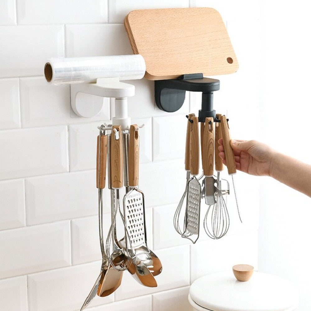 Підвісний тримач для кухонного приладдя Kitchenware Collecting Hanger, Чорний / Підвісна система зберігання