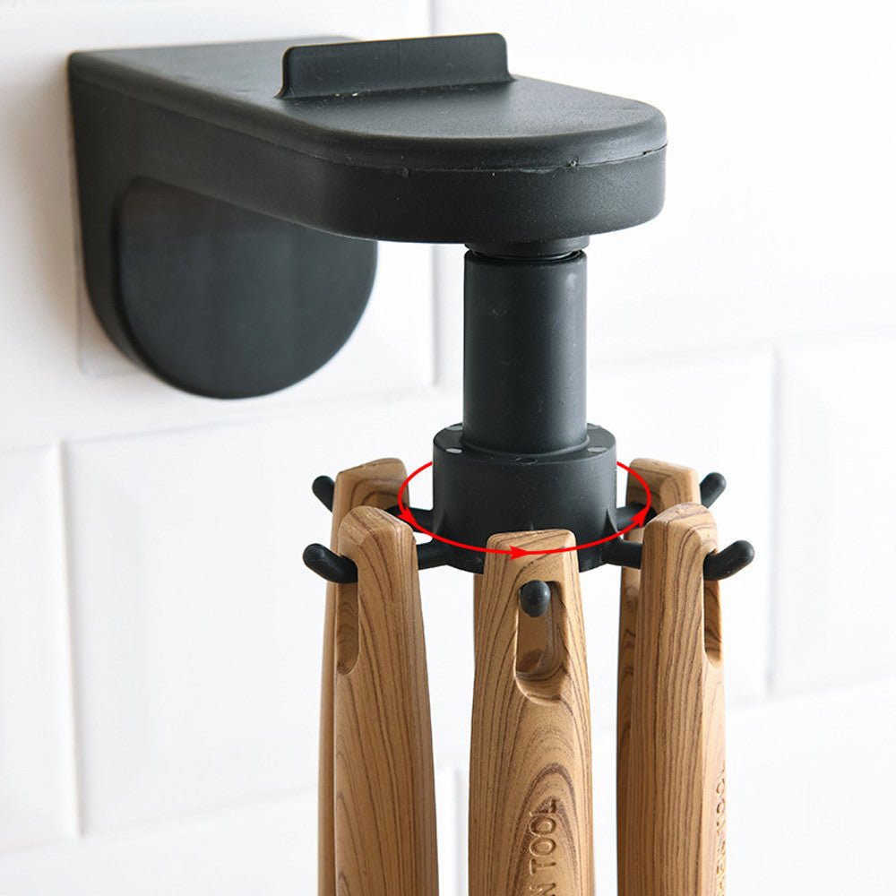 Підвісний тримач для кухонного приладдя Kitchenware Collecting Hanger, Чорний / Підвісна система зберігання