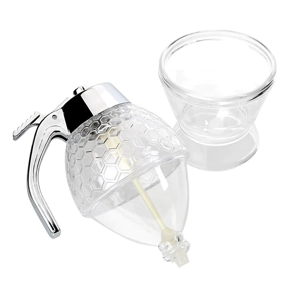 Диспенсер для меду і соусів, 200 мл Honey Dispenser, Прозорий / Дозатор соусів / Прозорий дозатор меду
