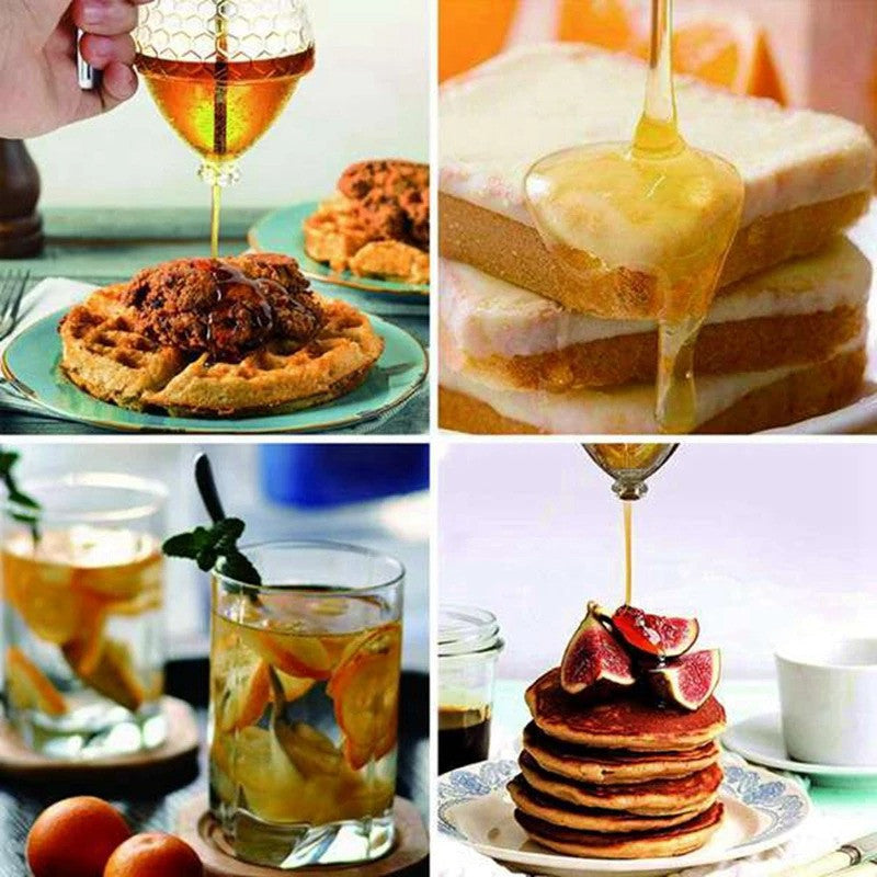 Диспенсер для меду і соусів, 200 мл Honey Dispenser, Прозорий / Дозатор соусів / Прозорий дозатор меду
