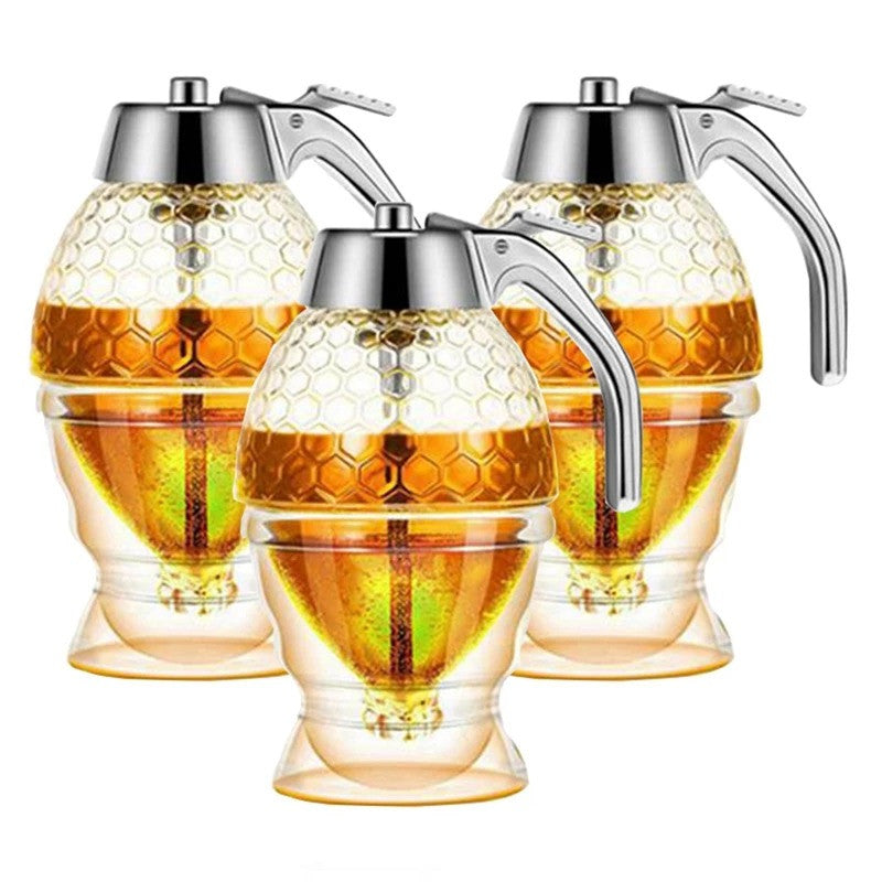 Диспенсер для меду і соусів, 200 мл Honey Dispenser, Прозорий / Дозатор соусів / Прозорий дозатор меду