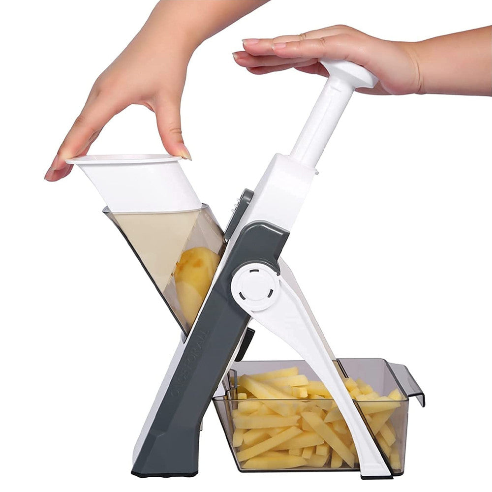 Мультислайсер для овочів, Brava Spring Slicer, / Овочерізка ручна / Кухонний слайсер для овочів