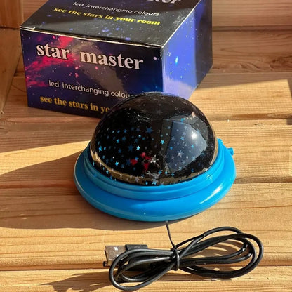 Світильник нічник "Star Master", Синій / LED проектор зоряного неба