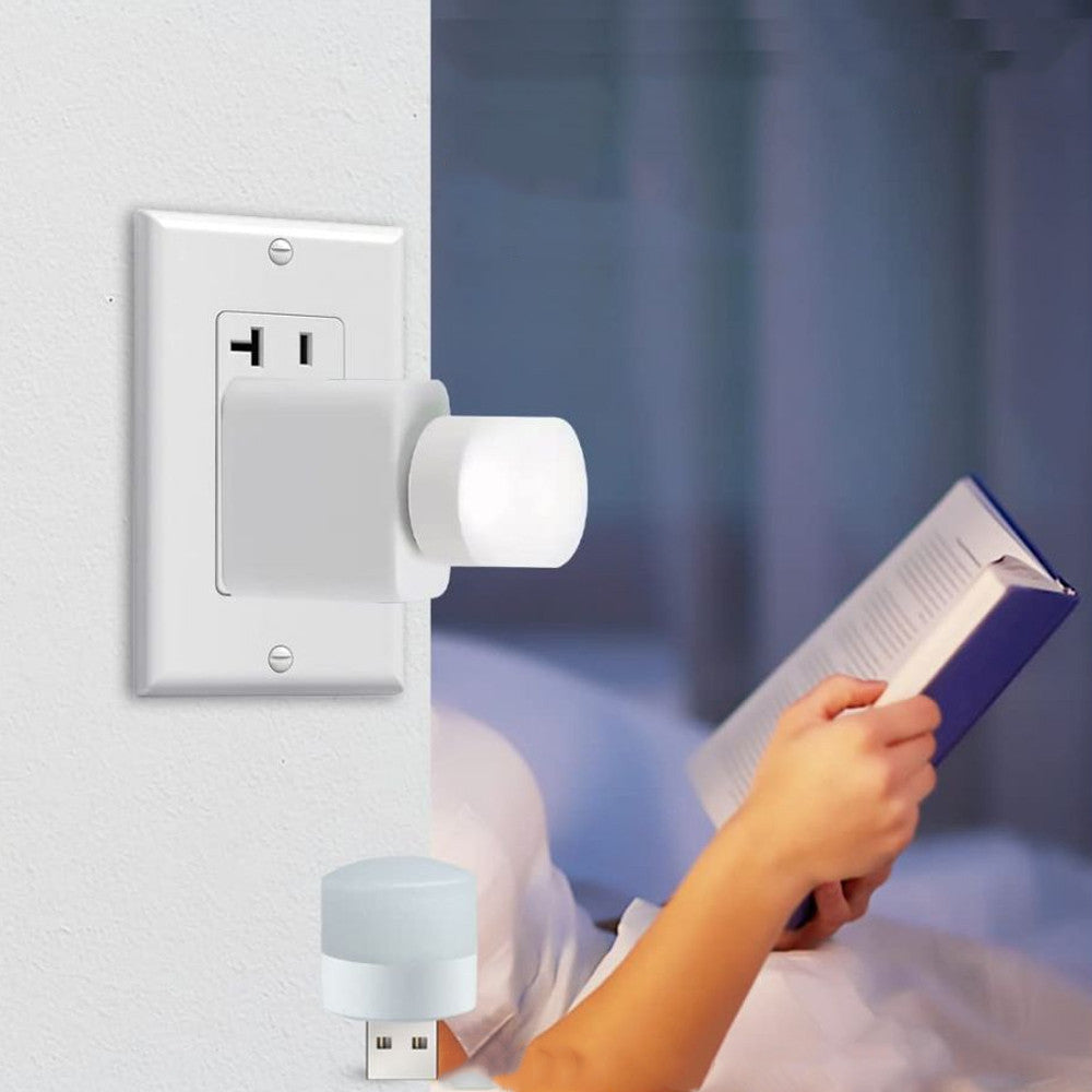 USB LED-лампа світлодіодна 1W, К-6000, Біла / Портативна лампа з USB / USB світильник