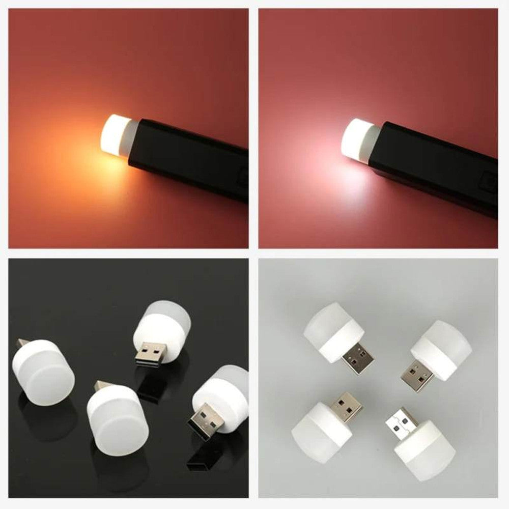 USB LED-лампа світлодіодна 1W, К-6000, Біла / Портативна лампа з USB / USB світильник