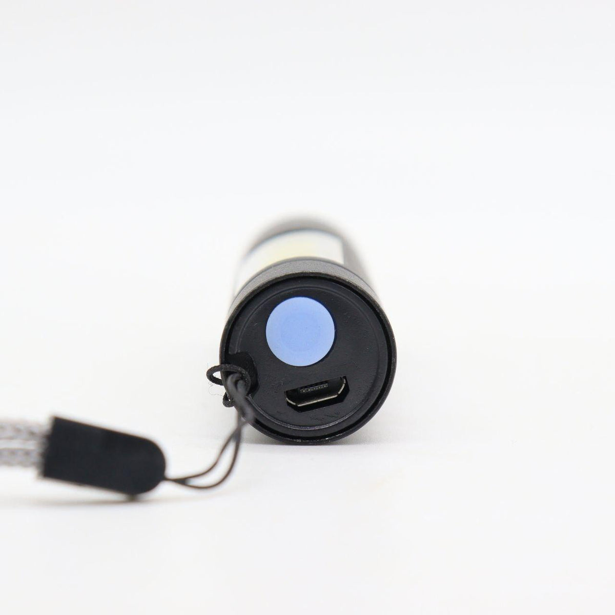 Ручний ліхтарик кишеньковий із USB зарядкою, BL-1501, Чорний / Акумуляторний тактичний ліхтар із кейсом