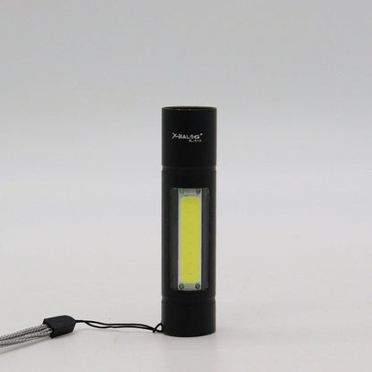 Ручний ліхтарик кишеньковий із USB зарядкою, BL-1501, Чорний / Акумуляторний тактичний ліхтар із кейсом
