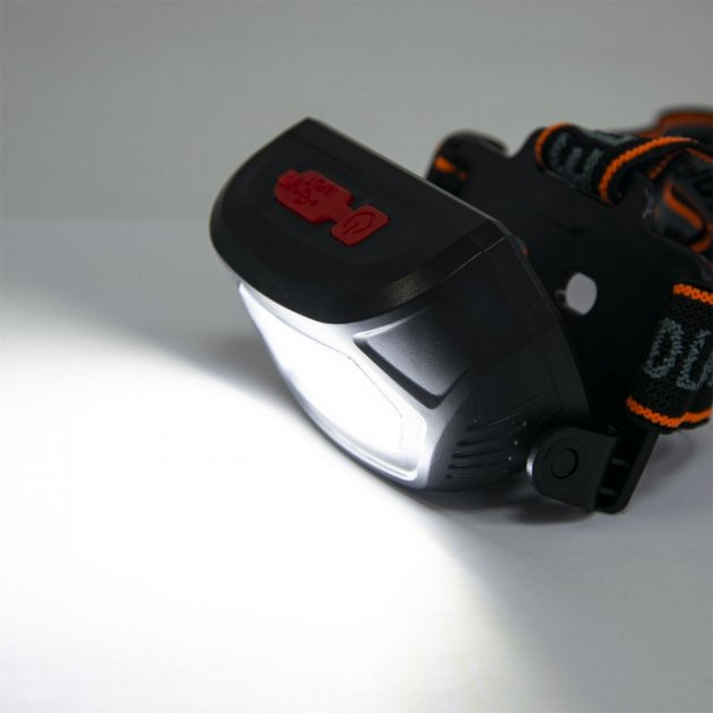 Акумуляторний ліхтар налобний з USB-зарядкою, BL 203 COB, Чорний / Налобний ліхтарик на голову з акумулятором
