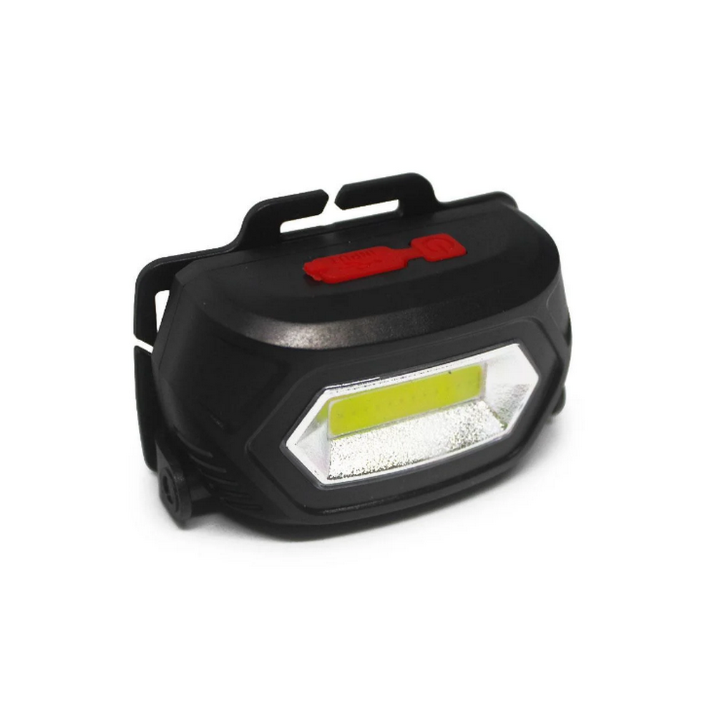 Акумуляторний ліхтар налобний з USB-зарядкою, BL 203 COB, Чорний / Налобний ліхтарик на голову з акумулятором