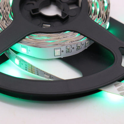 Комплект 3шт LED стрічка RGB, 5м, 12V, 3528, пульт та блок / Світлодіодна стрічка / Підсвічування в кімнату