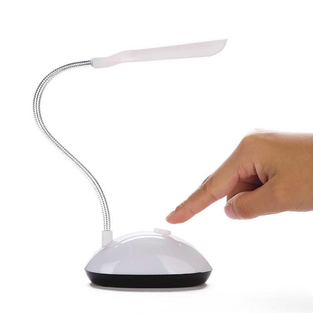 Міні Led-лампа на батарейках MINI X-7188, Білий / Настільна гнучка лампа / Світлодіодний міні-світильник