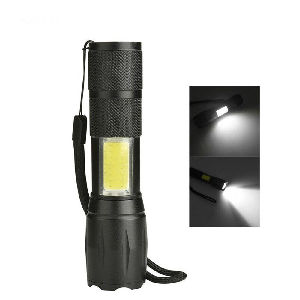 Потужний ручний ліхтарик з USB-зарядкою та ZOOM, BL-29-T6, Чорний / Тактичний LED ліхтар на акумуляторі