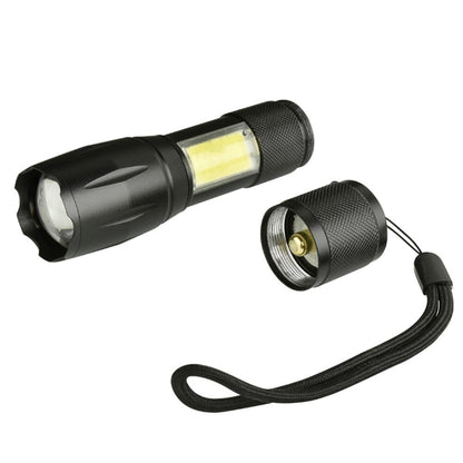 Потужний ручний ліхтарик з USB-зарядкою та ZOOM, BL-29-T6, Чорний / Тактичний LED ліхтар на акумуляторі