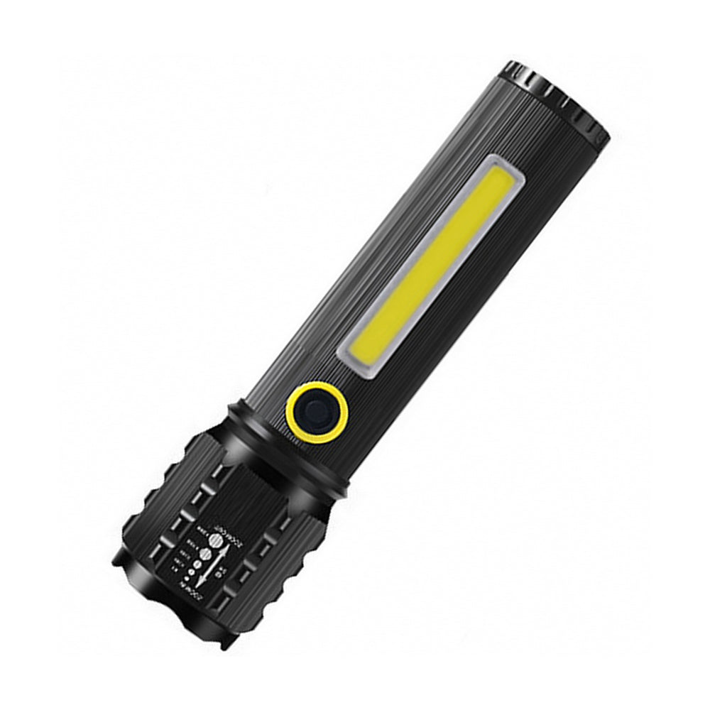 Тактичний ручний ліхтар BL-C61-P50, акумуляторний, з USB, ZOOM та бічним світлом + Кейс / Потужний ліхтарик
