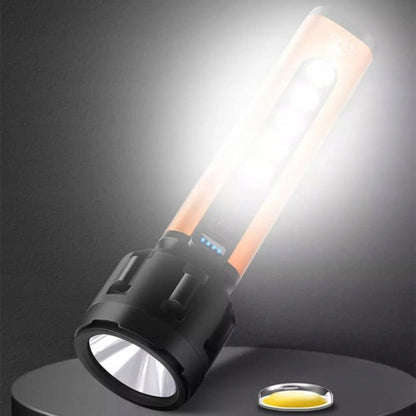 Потужний ручний ліхтарик з акумулятором, USB, CB-C67 5W+5COB / Світлодіодний LED ліхтар