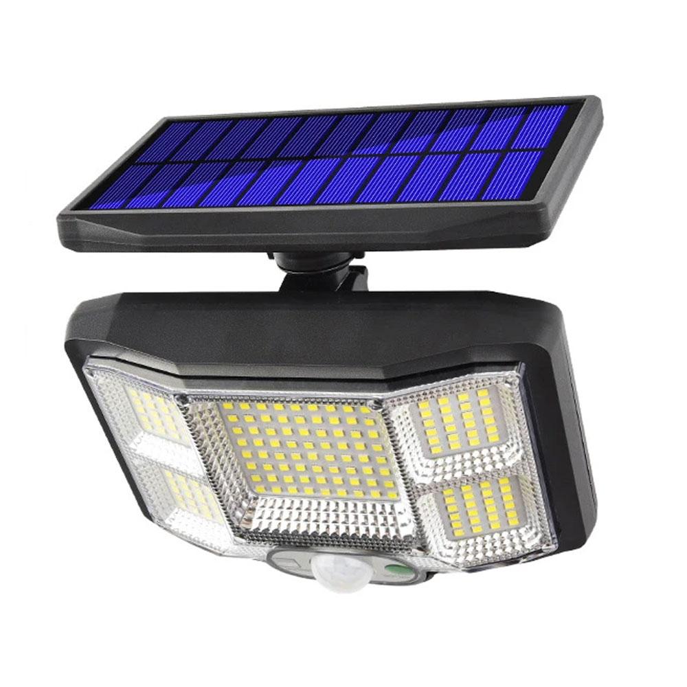 Вуличний світильник-ліхтар, 200 LED, із сонячною панеллю, Solar Sensor Light JB2168 / Ліхтар-прожектор