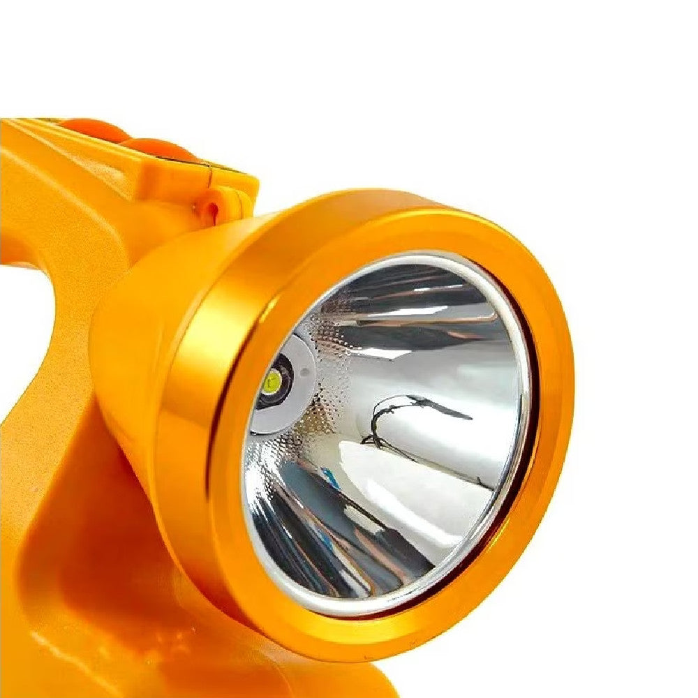 Акумуляторний LED ліхтар на сонячній батареї та USB, JHL My-V19, Жовтий / Ручний переносний ліхтар