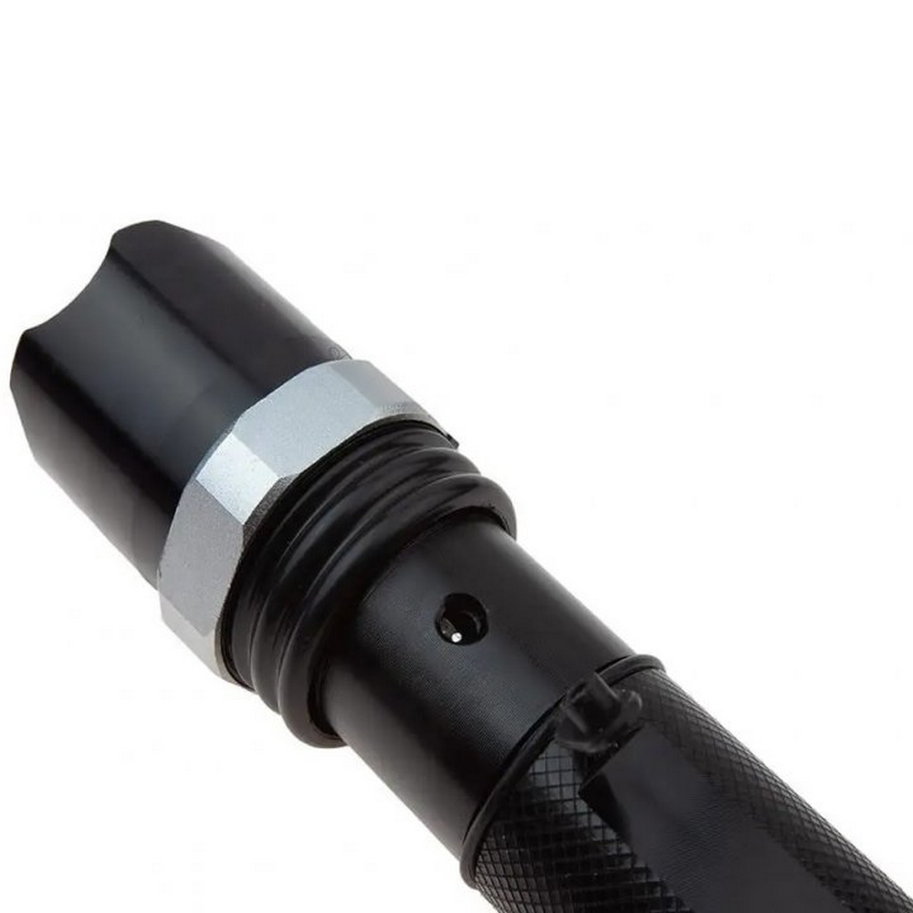 Тактичний ліхтар із Zoom, X-BALOG BL-T8626-XPE, Чорний / Акумуляторний ручний ліхтарик