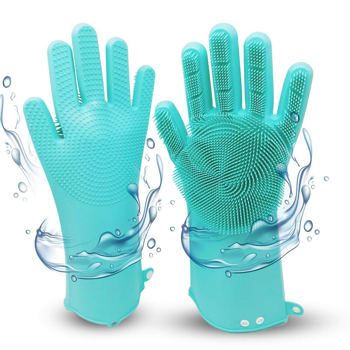 Рукавички для кухні Kitchen Gloves, Помаранчеві / Силіконові рукавички для миття посуду